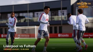 Liverpool vs Fulham — ảnh cầu thủ trên sân
