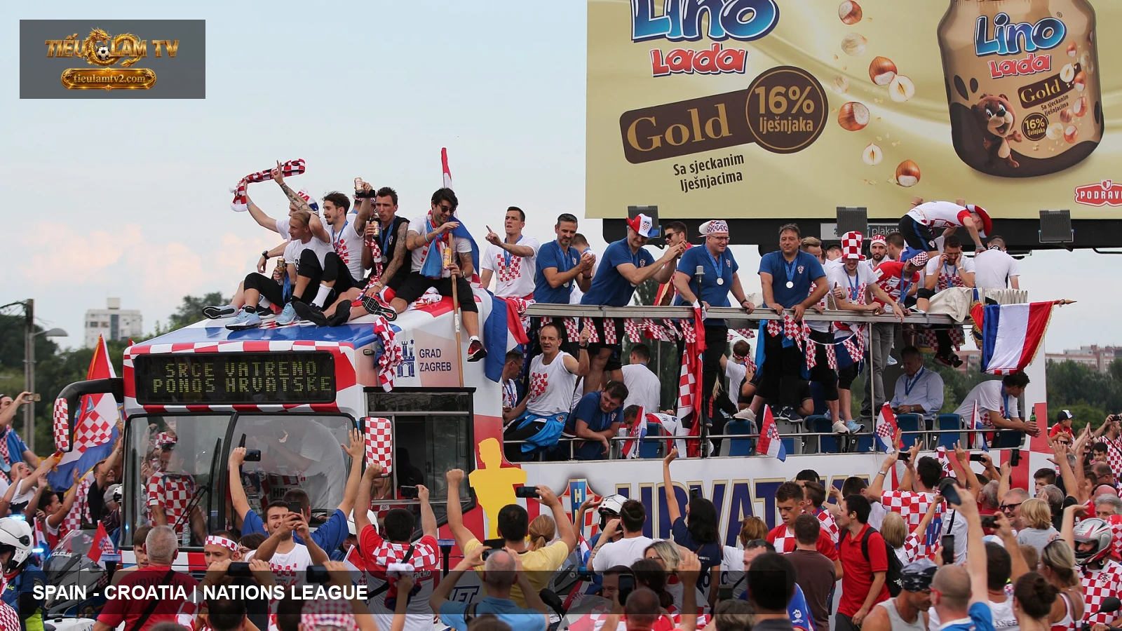 Các cầu thủ Croatia sau World Cup 2018